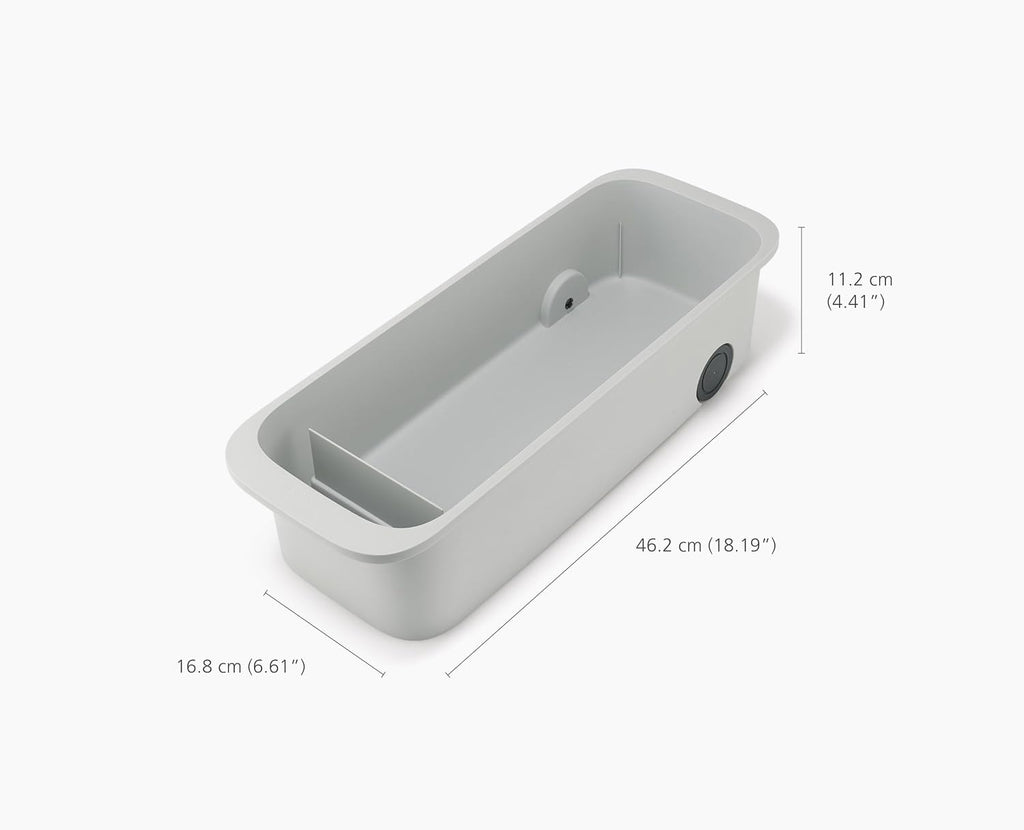 Joseph Joseph CupboardStore Easy-Access Wheeled Storage Caddy – Under-Sink Kitchen Organizer, Made from Recycled Plastic