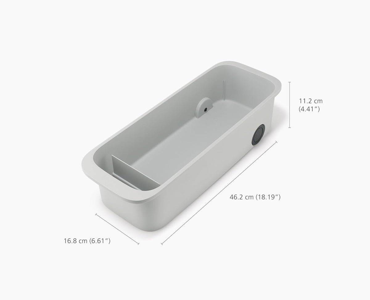 Joseph Joseph CupboardStore Easy-Access Wheeled Storage Caddy – Under-Sink Kitchen Organizer, Made from Recycled Plastic