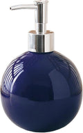 18 Oz Ceramic Soap Dispenser with Rust Proof Pump,Ball Shaped Decorative Modern Minimalist Refillable Hand Lotion Pump Bottle,Hand Soap Dish Soap Dispenser for Kitchen Bathroom (Color 11)