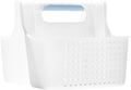 madesmart Large Shower Tote with Soft Grip Handle, Blue