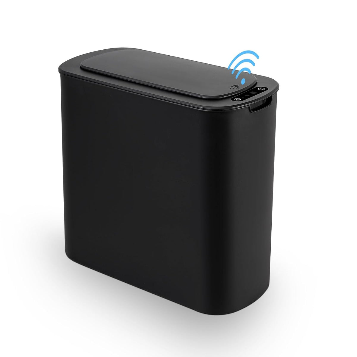 Cesun Automatic Small Bathroom Trash Can with Lid, 2.6 Gallon, Black