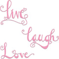 ESTART 3 Pieces Metal Letter 'Live Laugh Love' WordArt Wall Art Decor