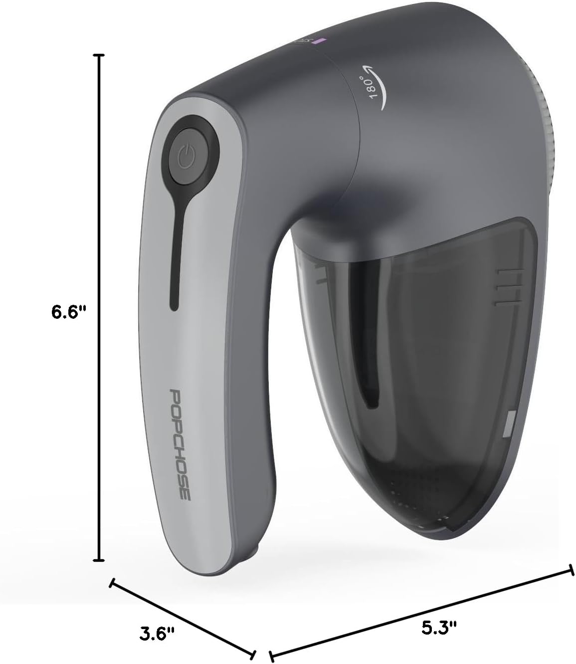 POPCHOSE Fabric Shaver, 6-Leaf Blades & Electrostatic Brush, Rechargeable