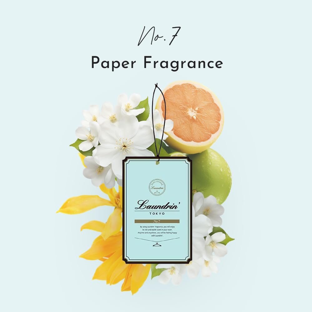 Laundrin Paper Fragrance Variety 9pk - Classic Fiore, Floral & No. 7