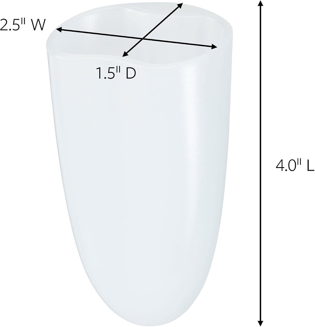 Command Bath Razor Holder, Clear Frosted, 1-Holder, 1- Water-Resistant Strip, Organize Damage-Free
