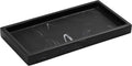 Luxspire Resin Bathroom Vanity Tray Countertop Organizer, Mini, Ink Black