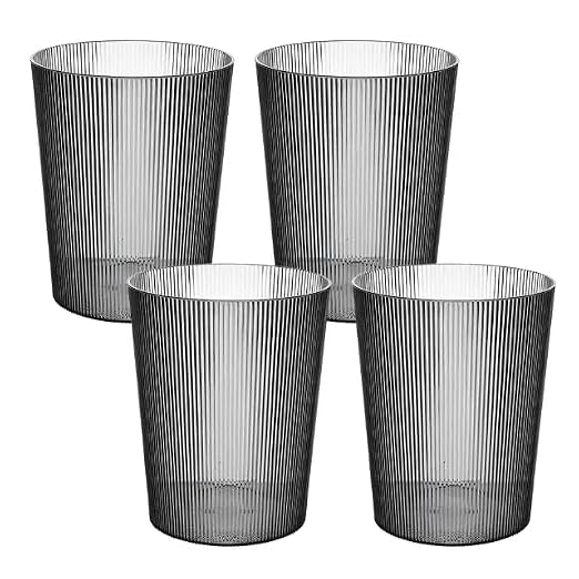 Trash Can,2 Gallon Grey Garbage Can,4 Pack