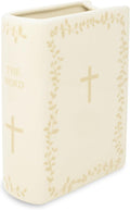 Steel Mill & Co. Ceramic Book-Shaped Vase, The Word
