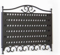 Mango Steam Wall Mounted Closet/Wardrobe Display Hanger Organizer for Jewelry & Earrings With Hooks for Necklaces, Bracelets, Accessories - Black