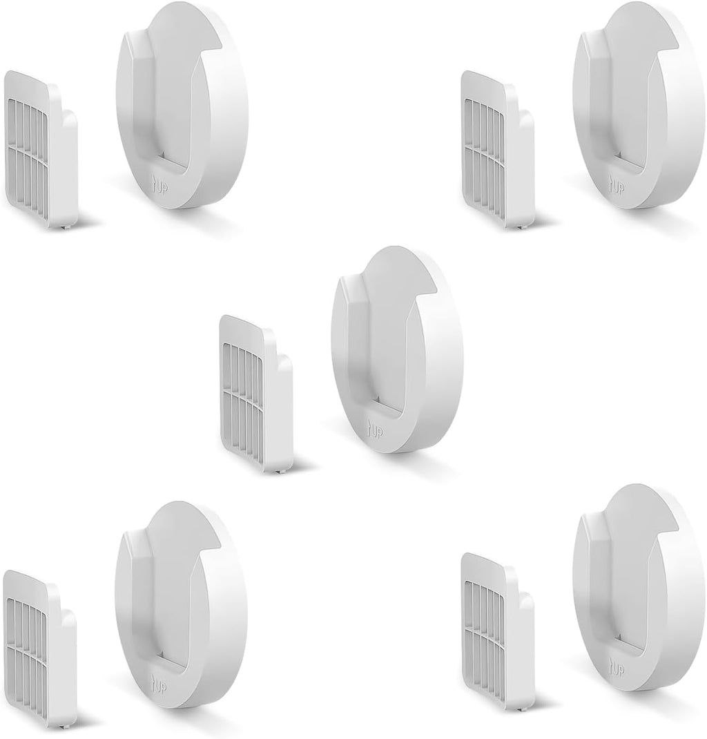 5-Pack Magnetic Remote Control Holder Wall Mount, Upgraded Organizer Storage Wall Holder for Home Office TV, Fan and Air Conditioner Remote Control