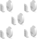 5-Pack Magnetic Remote Control Holder Wall Mount, Upgraded Organizer Storage Wall Holder for Home Office TV, Fan and Air Conditioner Remote Control