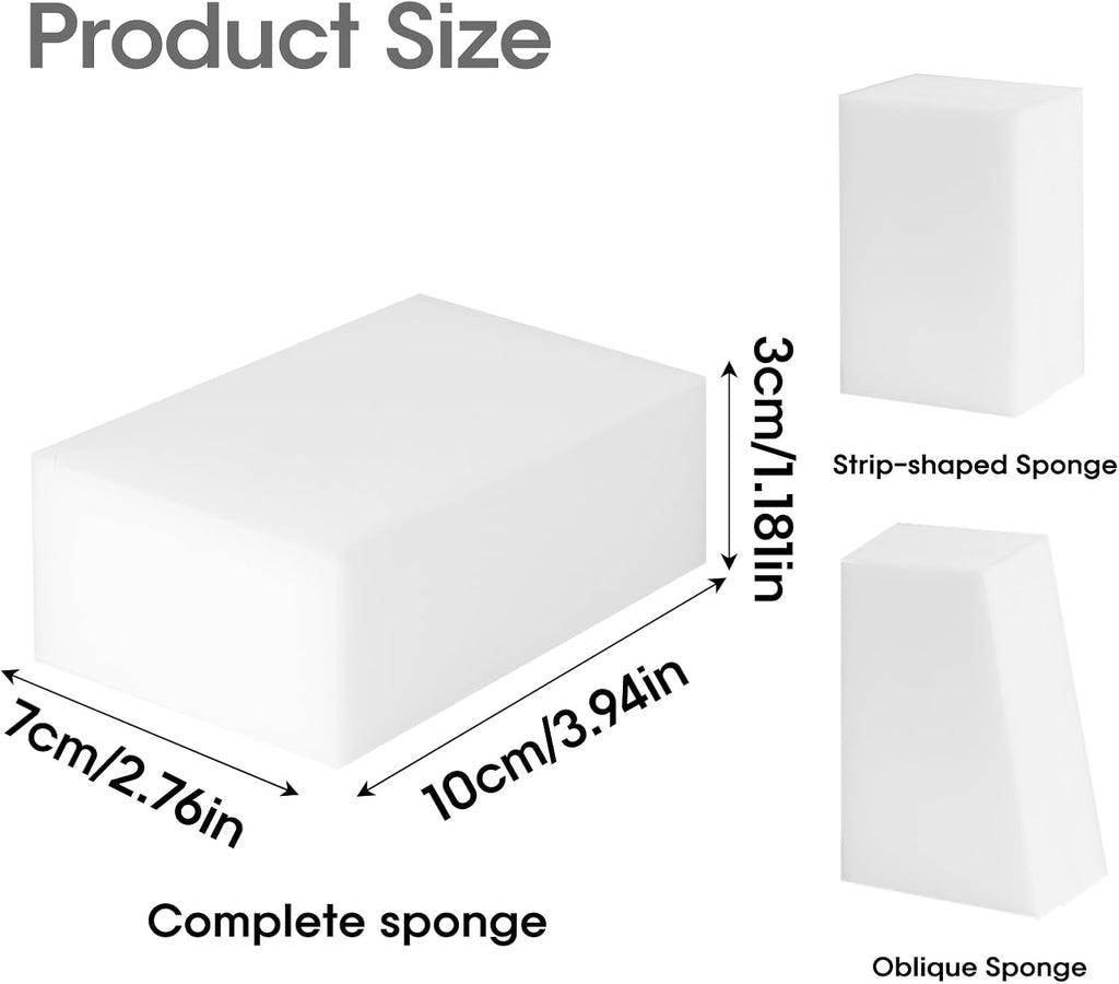 Extra Thick Melamine Foam Sponges, 50 Pack