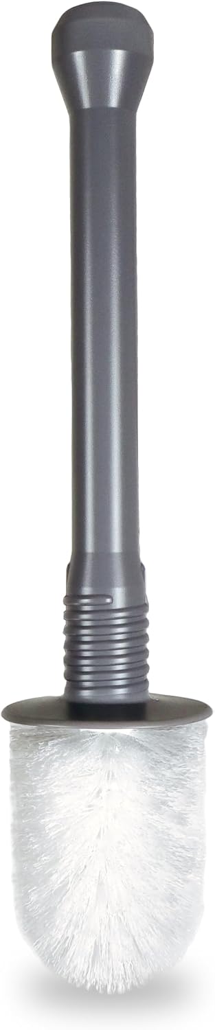 Master Plunger 500 & Toilet Brush Combo Set – Heavy-Duty Gray Toilet Plunger with High-Efficiency Brush and Holder – Durable, Compact Bathroom Cleaning Kit: MP500-C5