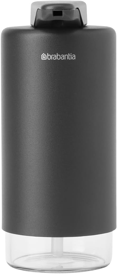 Brabantia SinkStyle Soap Dispenser – Stylish Pump Dispenser for Hand Soap and Dishwashing Liquid – Organizer, Corrosion-Resistant, Mineral Infinite Gray, 6.8oz