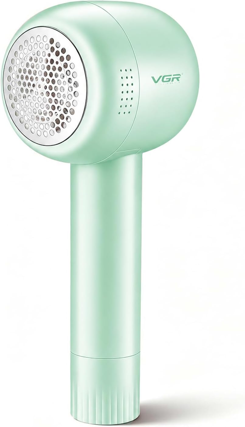 VGR 813 Rechargeable Fabric Shaver,6-Blade Lint Remover,Green