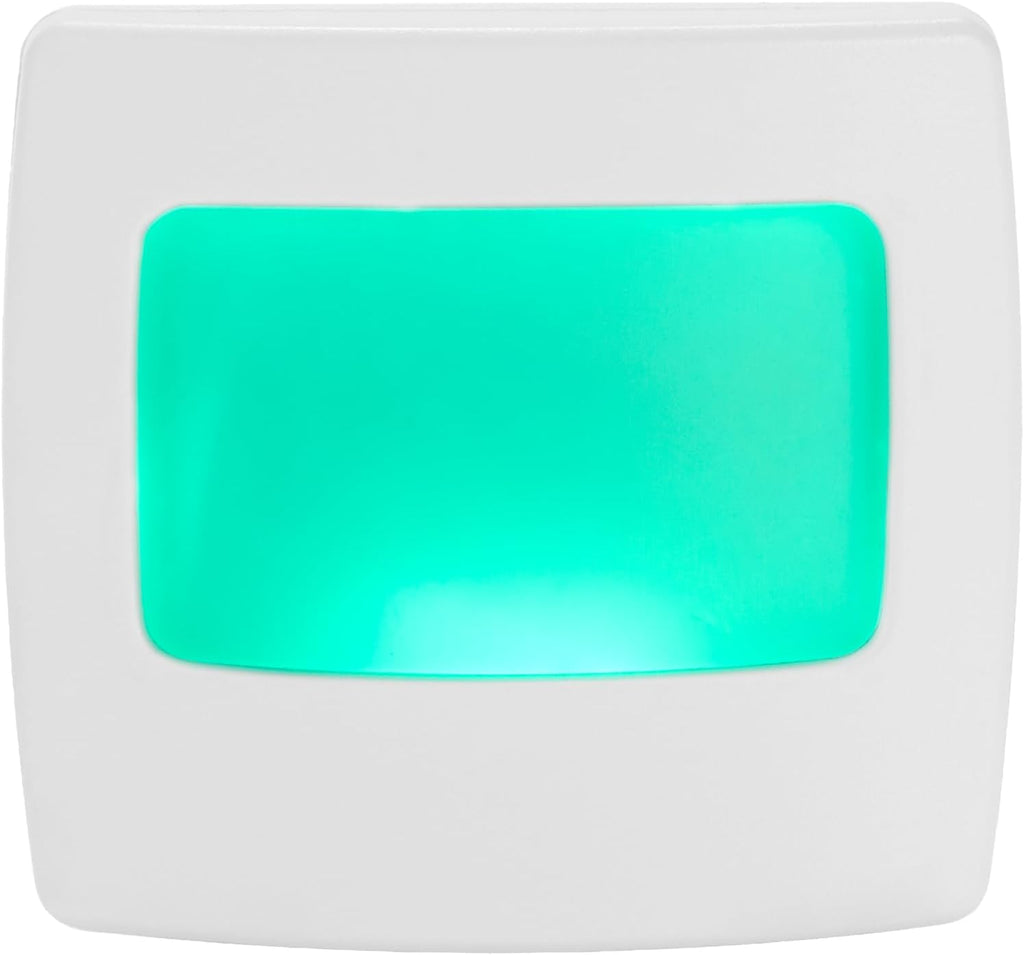 Maxxima Mini Green Always On LED Night Light, 4 Pack