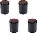2" Self Adhesive Bed and Furniture Risers,Round Black 1.57"x2.05"