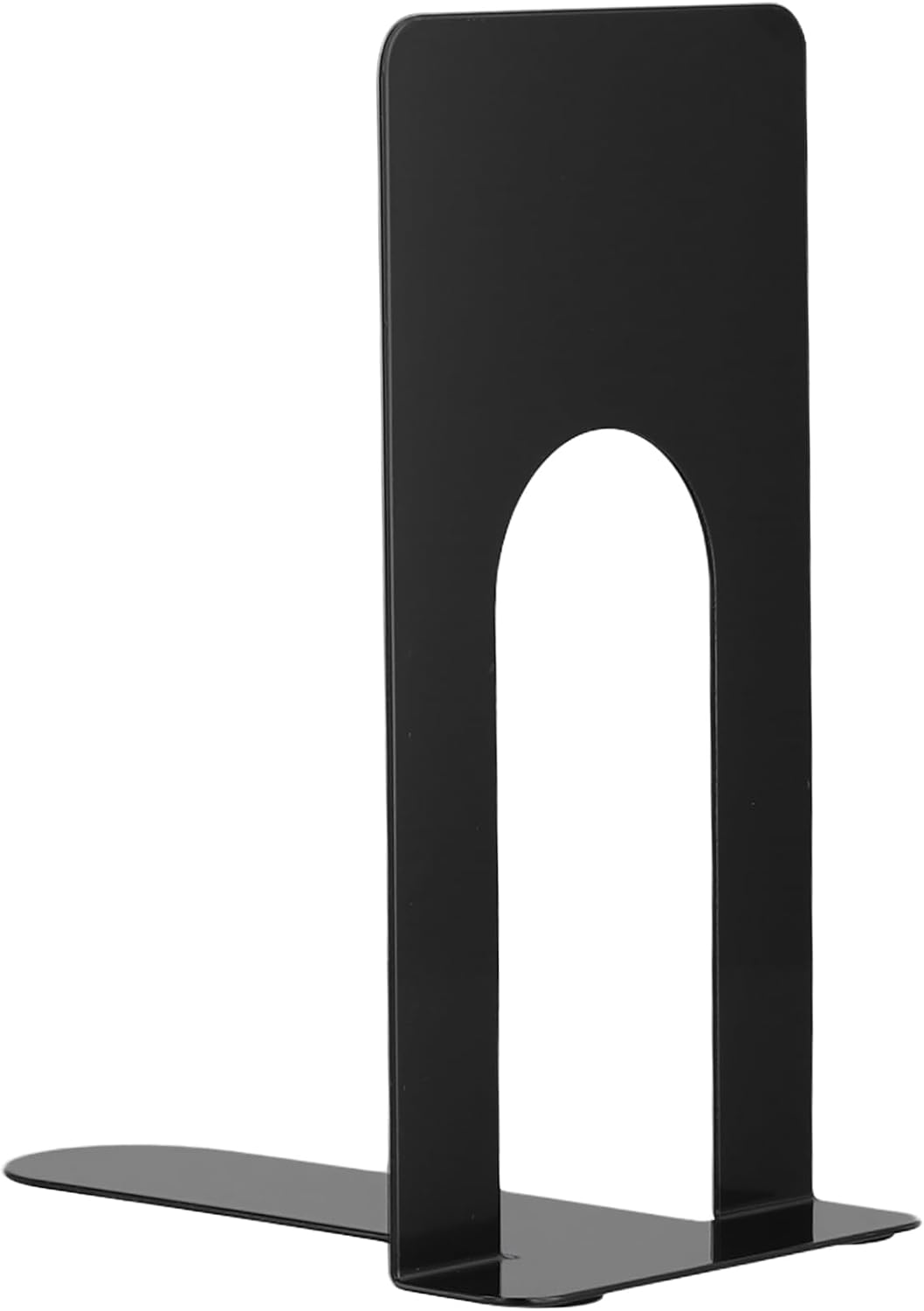 30 PCS Book Ends, 15 Pairs Small Non Skid Metal Bookends, Bookshelf Holder Stand for Home, Library, Office, 2.8 x 4 x 5.2 inch, Black