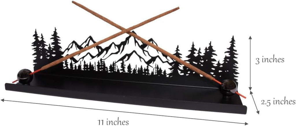 Mountain Forest Metal Incense Holder