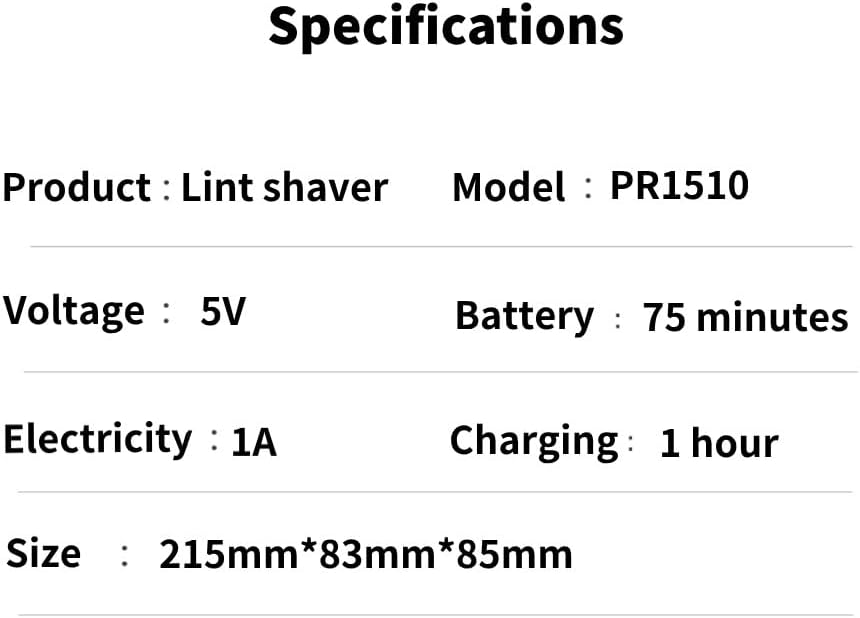 2-in-1 Electric Lint Remover & Fabric Shaver | Sweater Defuzzer with 3 Speeds, 6 Stainless Steel Blades, and Built-in Lint Roller | USB-C Rechargeable for Clothes, Furniture, and Pet Hair