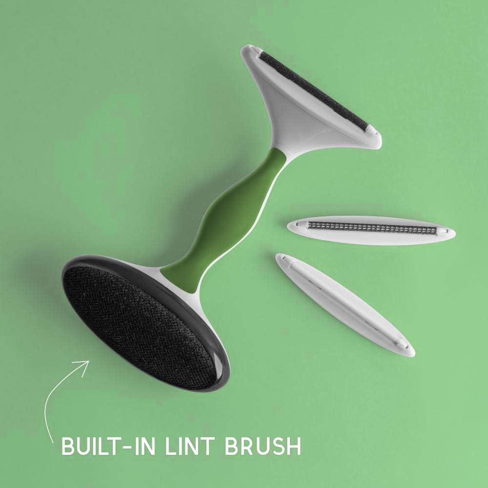 GLEENER Fabric Shaver & Lint Remover |Battery-Free 4-in-1 Depiller with 3 Fabric-Safe Edges for Clothes & Upholstery (I Dream of Greenie)