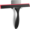 SetSail Squeegee for Shower Glass Door,10 Inches, Black Red