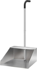 Extra Large Dust Pan with Long Handle,Metal Dust Pan for Jumbo Debris Pan