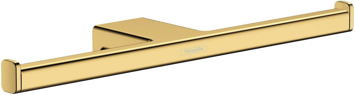 hansgrohe AddStoris Double Roll Holder in Brushed Bronze 1-inch Accessories in Brushed Bronze, 41748140