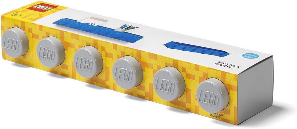 Room Copenhagen LEGO Book Rack Wall Shelf 18.9 in Grey