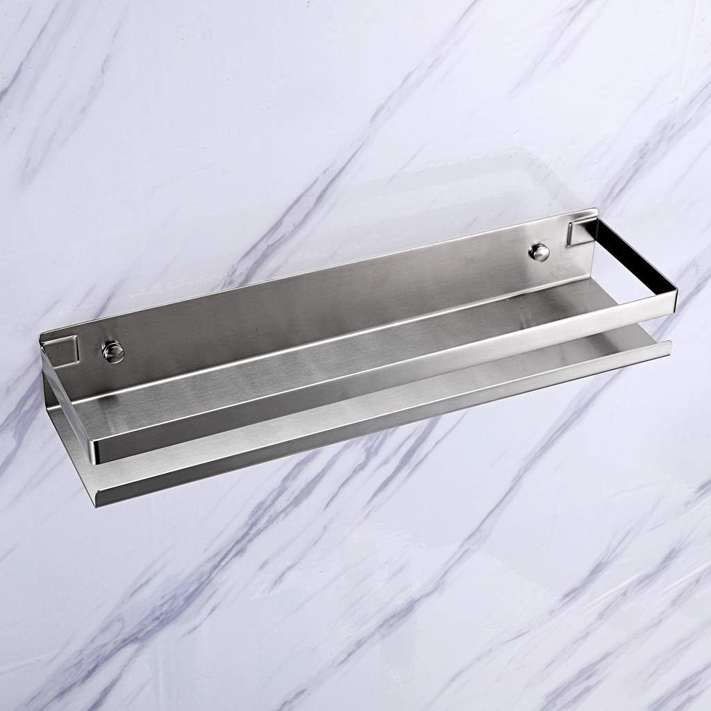 OwnMy 16 Inch Bathroom Shower Shelf Stainless Steel Wall Shower Caddy Rack