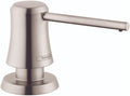 hansgrohe 4796800 Joleena Soap Dispenser in Steel Optic, 3-Inches Tall