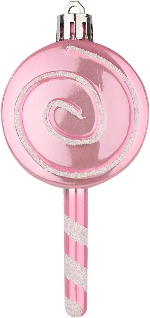 Sattiyrch 76ct Christmas Tree Ornaments Set,Pink Shatterproof Christmas Balls Decorations,Xmas Decorative Hanging Ornaments(Pink)