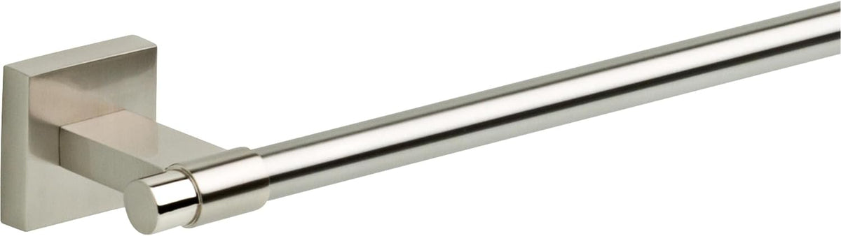 Franklin Brass Towel Rack | 18 Inch Satin Nickel Towel Bar for Bathroom, Kitchen | Maxted Accessories