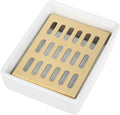 IMEEA Gold Soap Dish SUS304 Stainless Steel Soap Holder for Bathroom