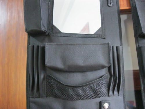 EXPLORER LB1 Police Style Hanging Closet Door Organizer 11" x 52"-Locker Org, Black