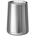 10L/2.6Gal Brushed Nickel Bathroom Trash Can with Lid,Sliver