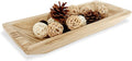 Wooden Decorative Dough Bowl For Home Decor,Entryway Table(White)