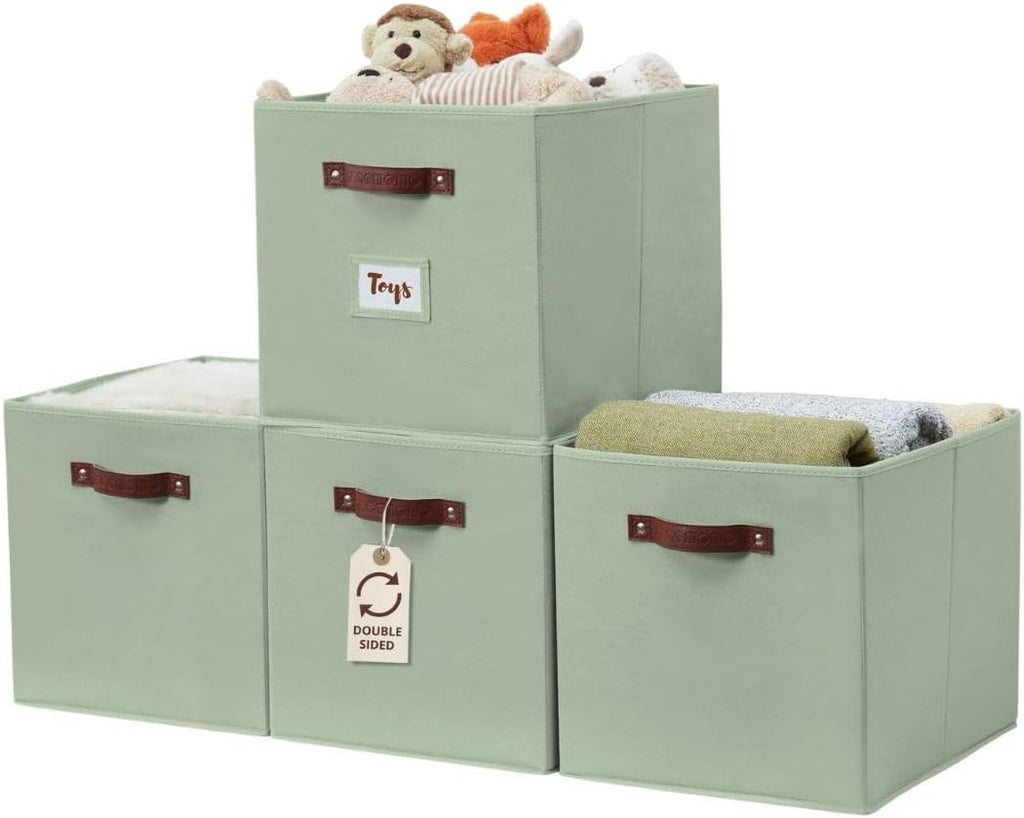 DECOMOMO Storage Bins, Storage Baskets for Shelves