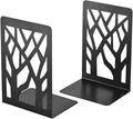 Spillbox Metal Non Slip Bookends Book Shelves | Shelf | Study Table | Home Decor | Holders | Case | Bracket | Stand | Heavy Duty | Set | Book Ends for Office, Home - Tree