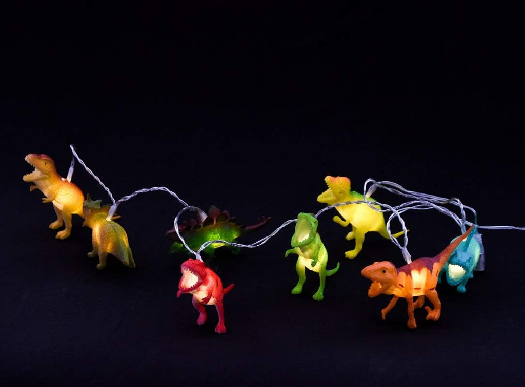 8LED Dinosaur String Lights for Boys Room Battery Operated Dinosaur Lights String Dino Light for Boys Kids Bedroom Decor Christmas Tree Decoration Party Garden Tent Wall