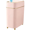 Yatmung Motion Sensor Bathroom Trash Can with Lid - Automatic Trash Can