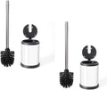 ToiletTree Products Toilet Brush with Lid (White 2 Pack)