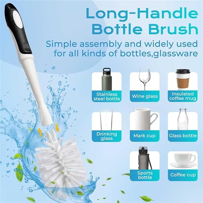 8 Pack Cleaning Brush Set Kitchen Brush Scrub Brush Set for Household