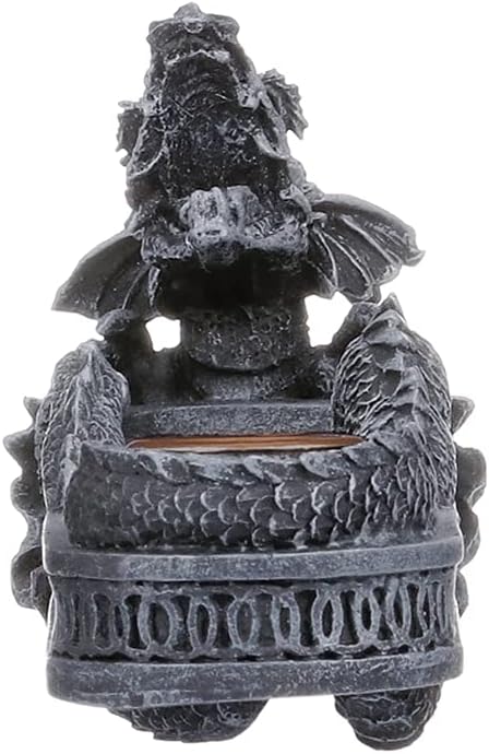 Design Toscano Dragon of Trelawny Manor Gothic Incense Burner and Candle