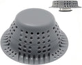 Seatery Bathtub Drain Hair Catcher with Drain Plug, Silicone Tub Drain Cover Strainer, Bathtub Drain Stopper, Drain Protector for Shower/Bathroom Sink, Heave-Duty & Stay in Place
