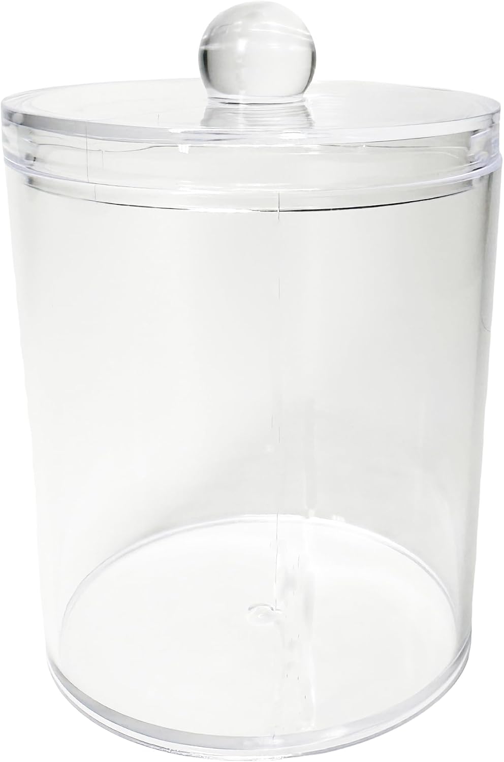 1 Pcs Acrylic Qtip Holder Dispenser,Canisters Apothecary Jar Set,12 oz