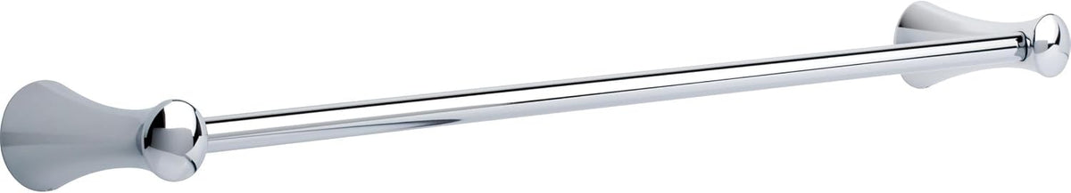 Delta Towel Rack | 24 Inch Polished Chrome Towel Bar for Bathroom, Kitchen | Lahara Accessories