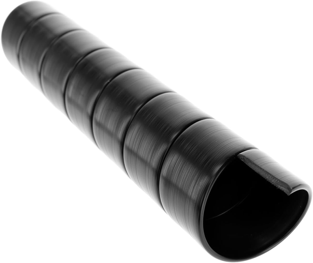 12PC25bk Pre-Cut Spiral Wrap Hose Protector, 3/8" I.D., 25' Length, Black