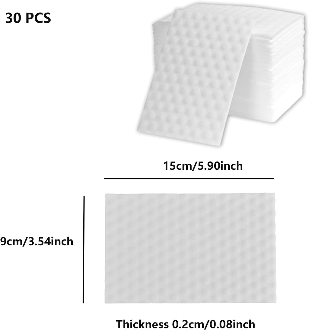 30PCS Sheets White Melamine Cleaning Sponge for Kitchen Shoe Furniture Bathroom Shower Cleaner(30PCS Sheets)