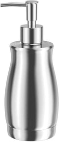 ARKTEK Stainless Steel Countertop Soap Dispenser 13.5 Oz - Rust and Leak Proof Liquid Hand Soap Pump, for Kitchen Sink, Countertops